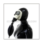 Preview: Deluxe FASER gasmask-zipperhood-system ULTIMATE-F with tube-set, sniffdildo, inhaler-set and rebreathing-bag-set